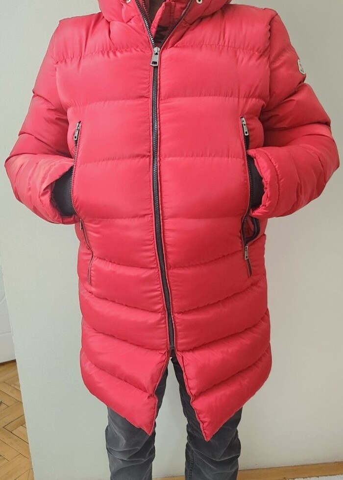 Moncler kırmızı mont - Görsel 5