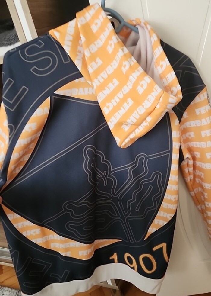 Fenerbahce basklili sweatshirt - Görsel 2