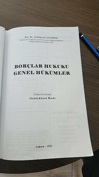 Borçlar Hukuku Genel Hükümler - Görsel 2