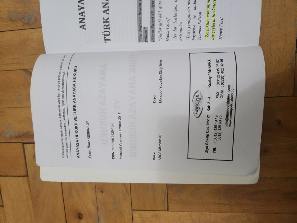 Anayasa ve Türk Anayasa Hukuku ve Türkiye Anayasası - Görsel 2