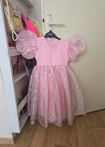 Diğer Le Mabelle Pembe Kız Çocuk Tül Detaylı Elbise