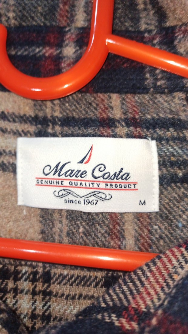 Düğmeli Kahverengi unisex Gömlek - Görsel 3