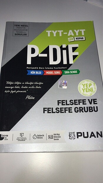 PUAN YAYINLARI TYT AYT FELSEFE Fasikülü