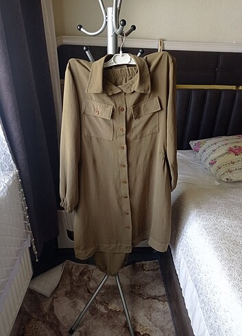 Tesettür tunik pantolon takım 