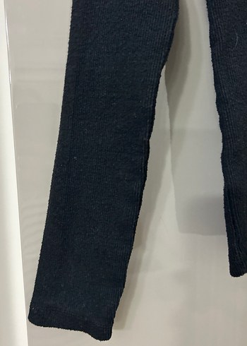 Düğmeli Siyah Kadın Triko - Görsel 4