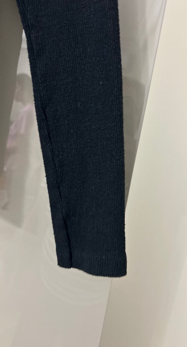 Düğmeli Siyah Kadın Triko - Görsel 5