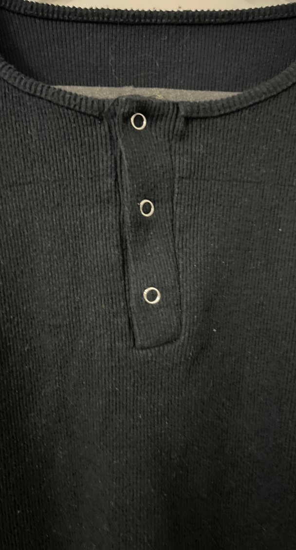 Düğmeli Siyah Kadın Triko - Görsel 3