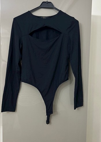 Siyah Uzun Kollu Minimalist Bluz - Görsel 9