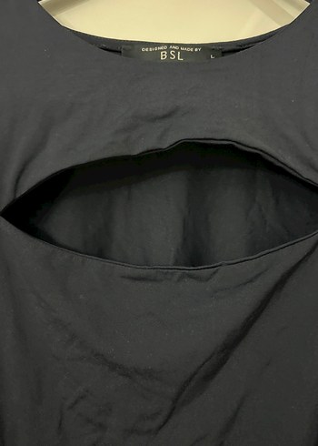 Siyah Uzun Kollu Minimalist Bluz - Görsel 2