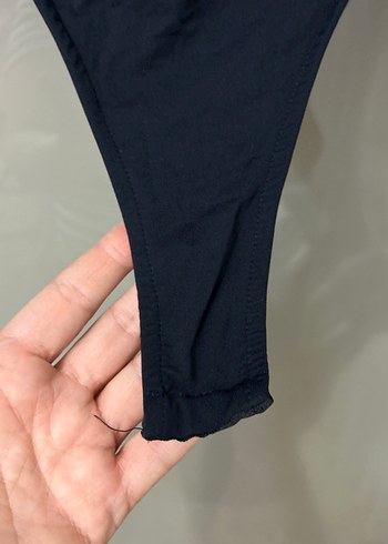 Siyah Uzun Kollu Minimalist Bluz - Görsel 6