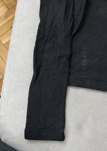 Uzun Kollu Siyah Yüksek Yaka Kadın Kazak - Görsel 3