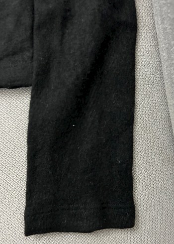 Uzun Kollu Siyah Yüksek Yaka Kadın Kazak - Görsel 4