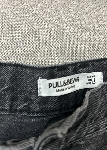 Gri Rahat Kesim Midi Kot Pantolon - Görsel 6