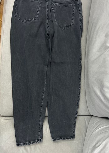 Gri Rahat Kesim Midi Kot Pantolon - Görsel 9