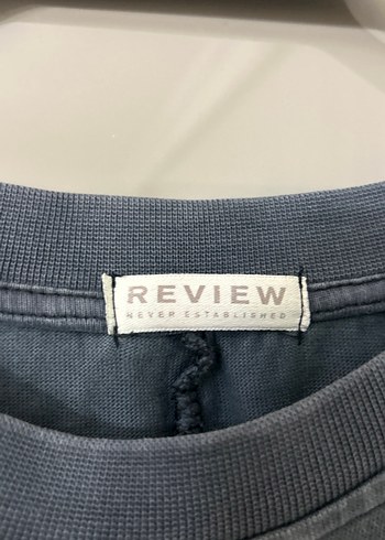 Gri Baskılı Erkek Keten Tişört - Görsel 5