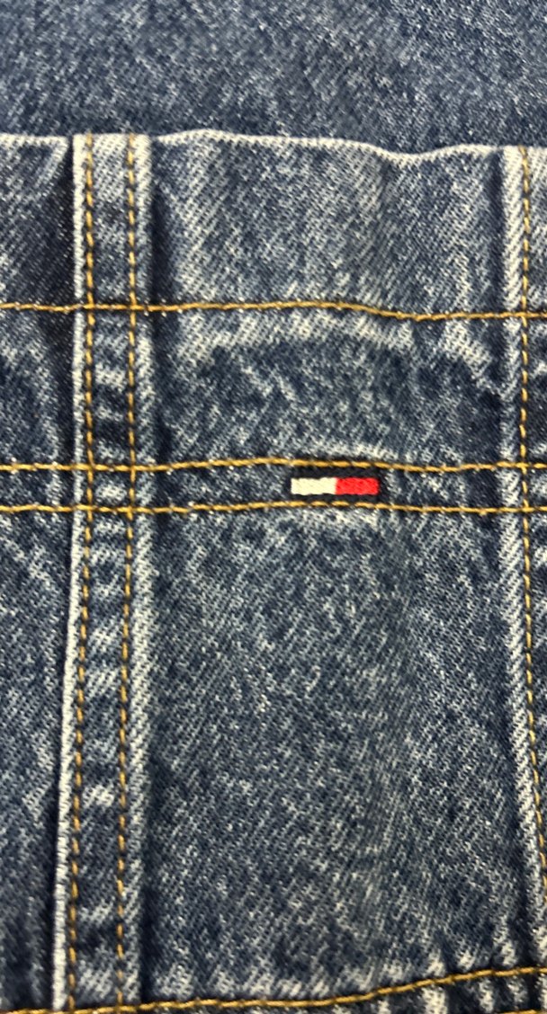 Kadın Lacivert Denim Kısa Salopet - Görsel 3