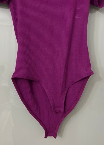 Dantelli V Yaka Mor vıntage Kadın Bluz - Görsel 6