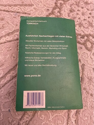  Almanca Sözlük Kompaktwörterbuch Turkisch