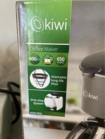 Beden KİWİ Marka Filtre Kahve Makinesi ( KCM-7542)