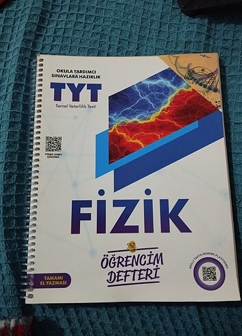 Tyt fizik öğrencim defteri 