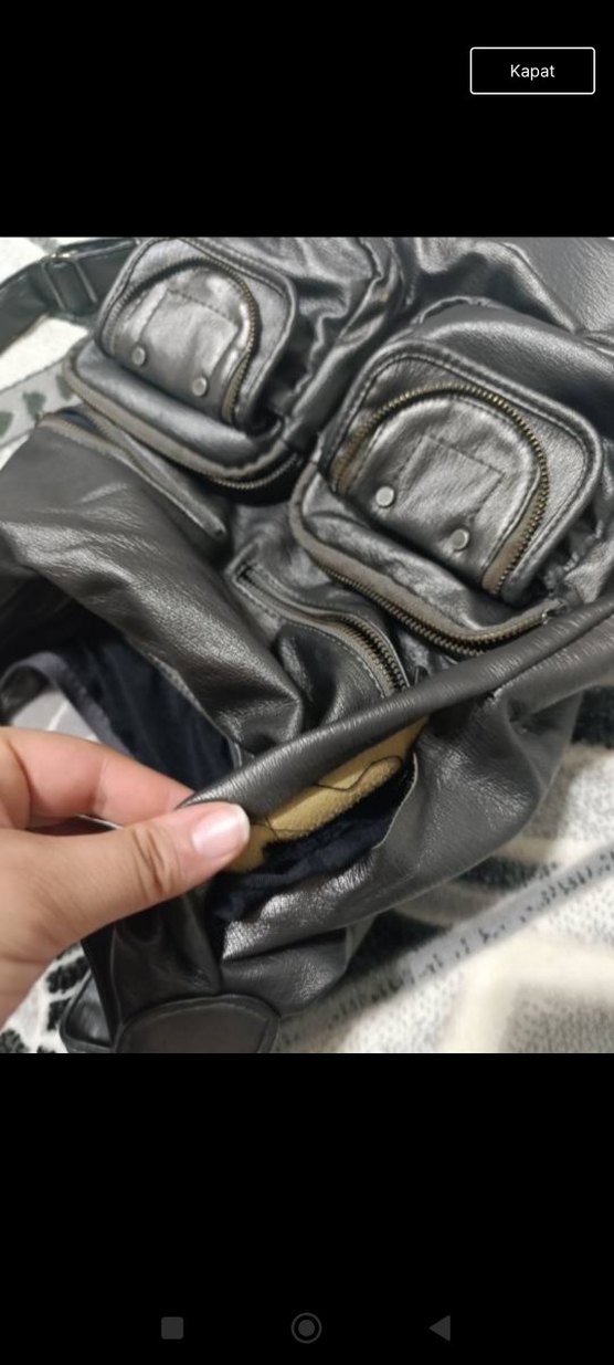 Hem sırt hem kol çantası - Görsel 4