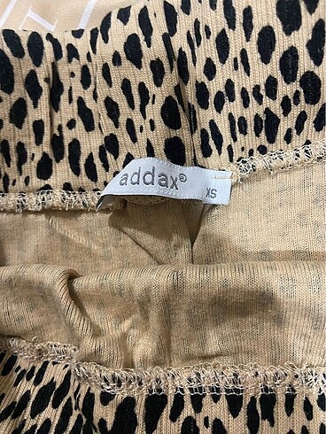 xs Beden Addax leopar etek