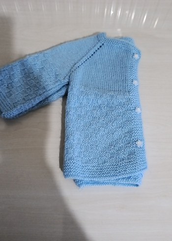 Erkek Çocuk Triko Düğmeli Hırka - Görsel 3