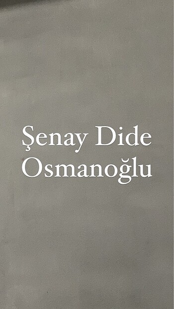 Şenay Dide Osmanoğlu