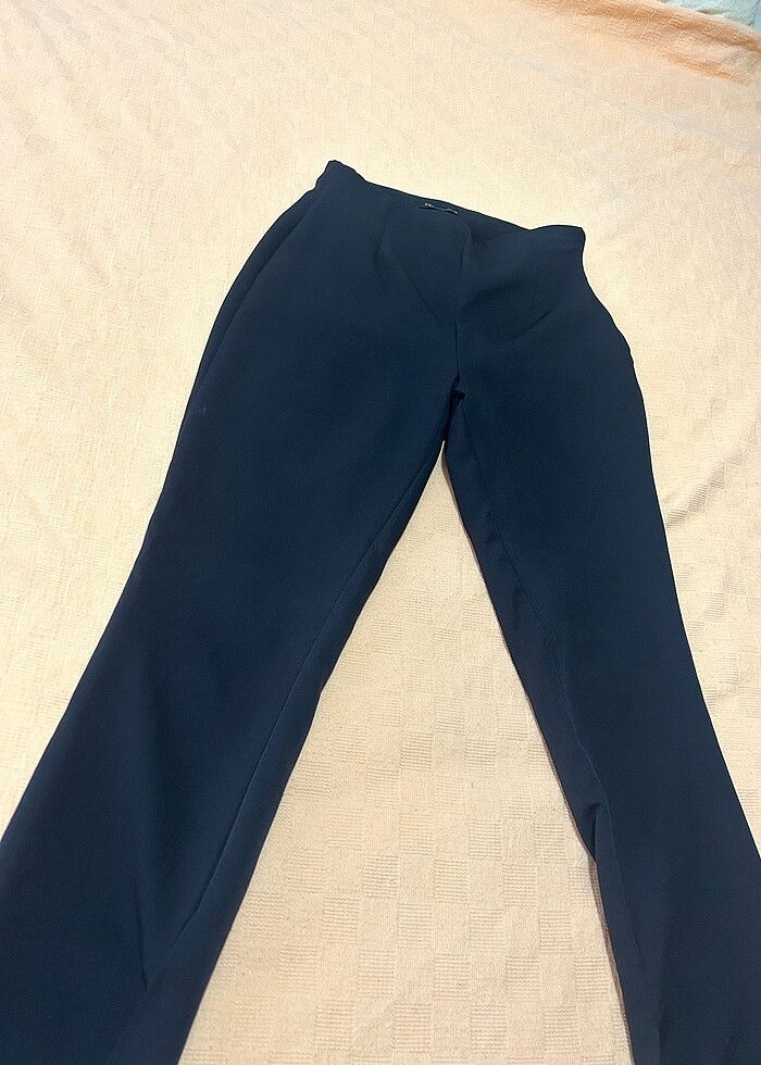 Siyah kumaş pantolon - Görsel 3