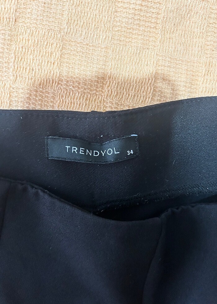 Siyah kumaş pantolon - Görsel 5