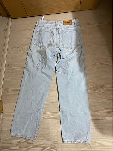 29 Beden PULL BEAR BUZ MAVİSİ BAGGY PANTOLON