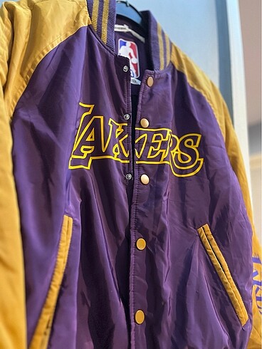 Lakers NBA Saten Ceket