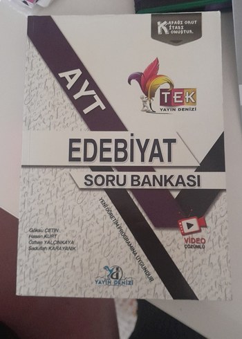 AYT Edebiyat Soru Bankası Tek Yayınları