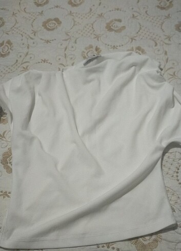 l Beden beyaz Renk Bluz tişört 