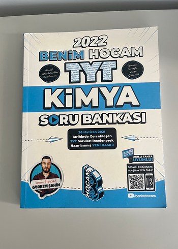 2022 Benim Hocam TYT Kimya Soru Bankası