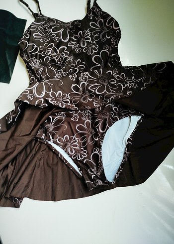 Kahverengi Fırfırlı Midi Mayo - Görsel 3