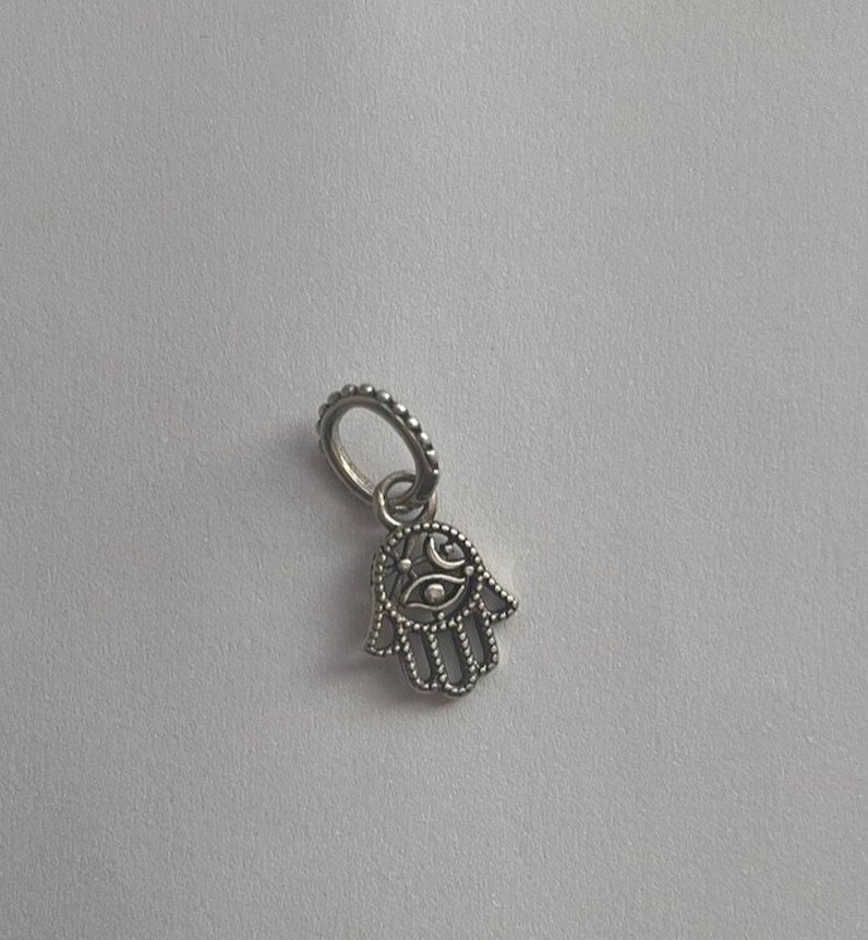 Gri Boncuklu Bohem Pandora Charm - Görsel 2