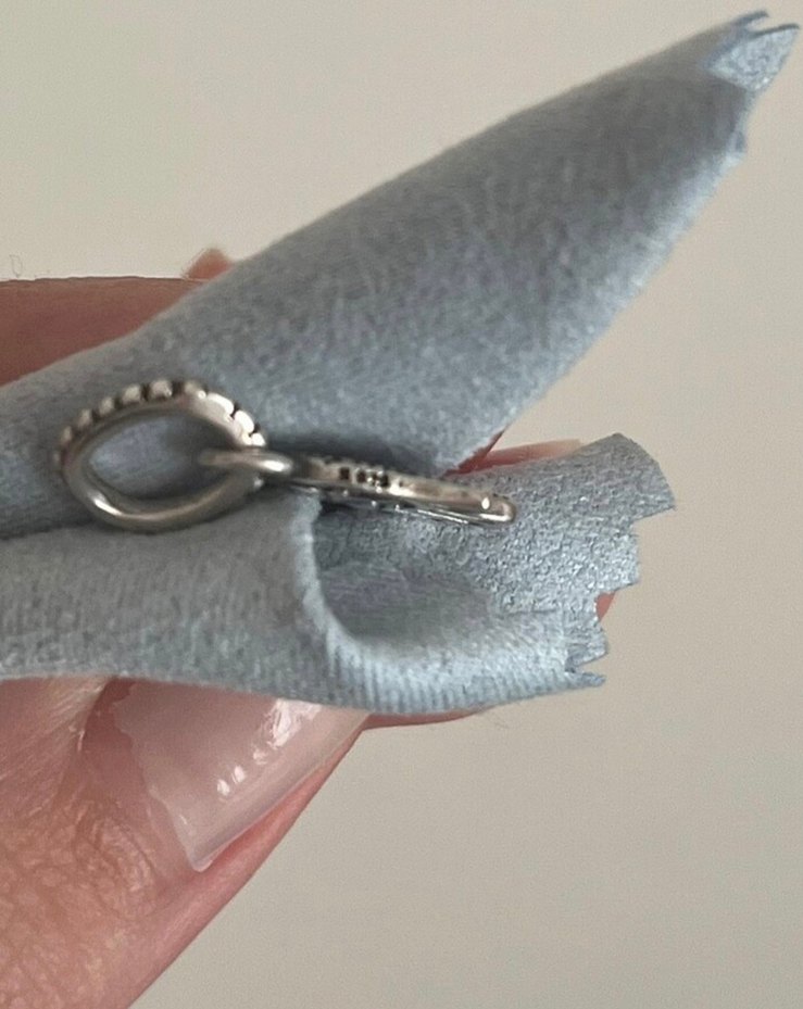 Gri Boncuklu Bohem Pandora Charm - Görsel 4