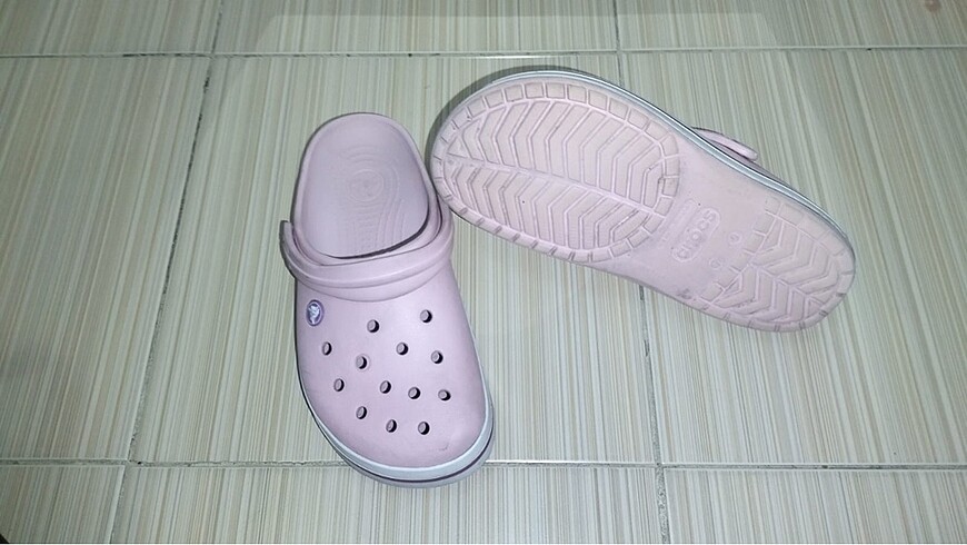 39 Beden pembe Renk crocs terlik