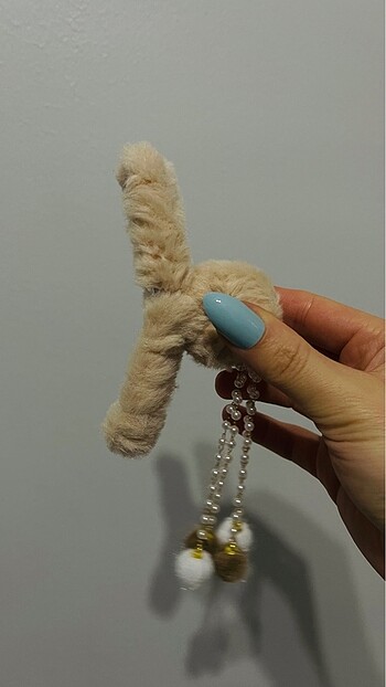 Peluş mandal toka