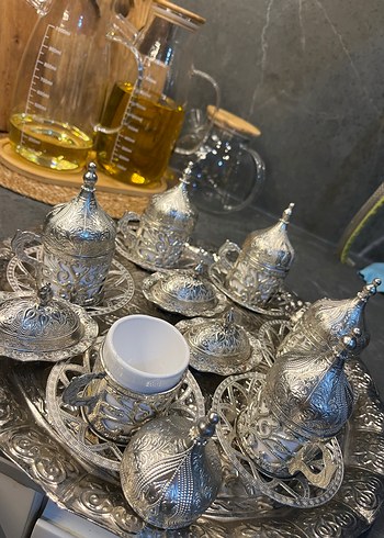 Paşabahçe Kahve Fincanı Takımı Ve Tepsisi
