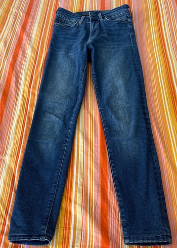 Skinny Mavi Kot Pantolon