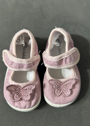 Kız Çocuk Pembe Nakışlı Ayakkabı - Görsel 5