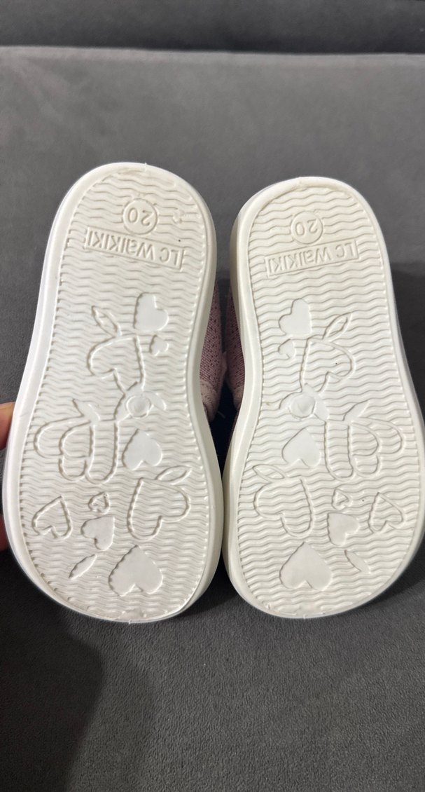 Kız Çocuk Pembe Nakışlı Ayakkabı - Görsel 4