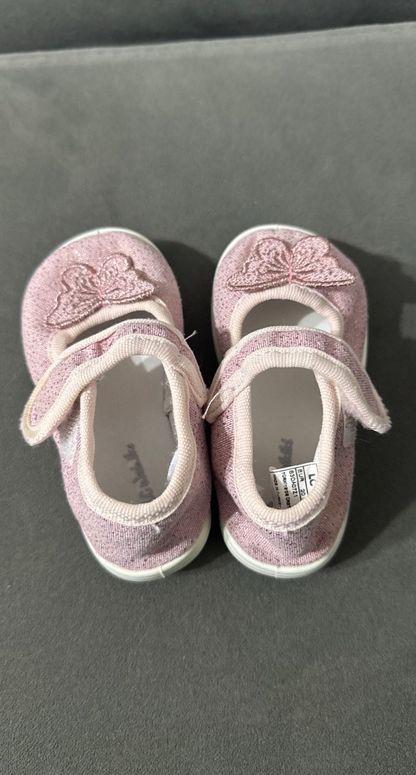 Kız Çocuk Pembe Nakışlı Ayakkabı - Görsel 3