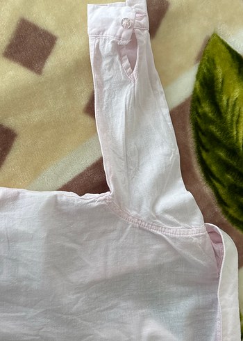 Toz Pembe Kız Bebek Gömlek - Görsel 9