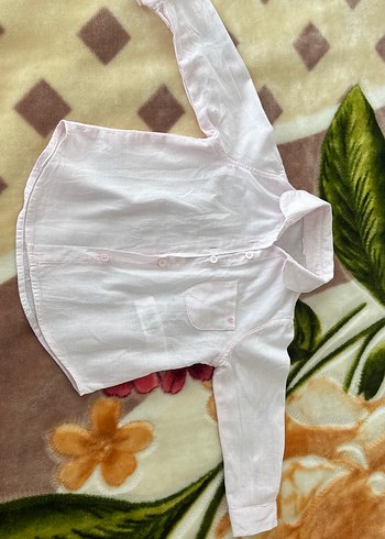 Toz Pembe Kız Bebek Gömlek - Görsel 2