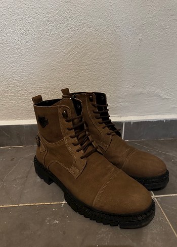 Taba kahve Tokalı erkek Bot motor botu tarzı - Görsel 6