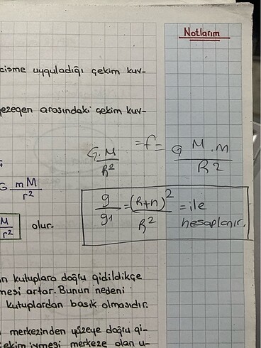 Ayt fizik yazılı konu anlatım defter PANDÜL - Görsel 6