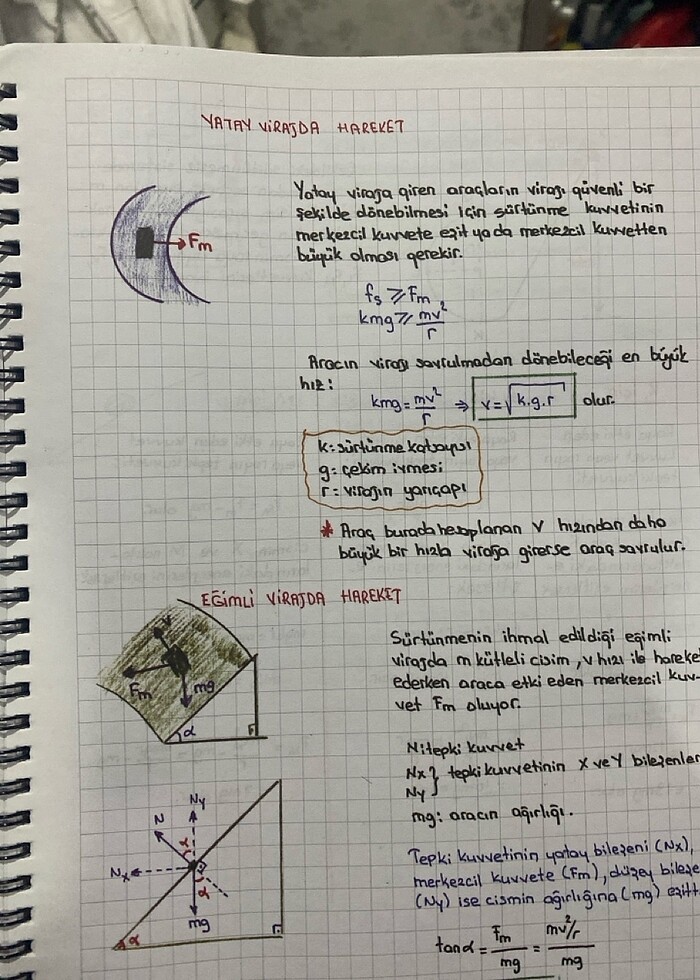 Ayt fizik yazılı konu anlatım defter PANDÜL - Görsel 4